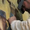 Culminaron trabajos de restauración del mural de Felipe Seade 