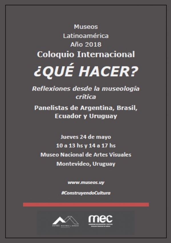Coloquio Internacional de Museolog&iacute;a Cr&iacute;tica en Montevideo