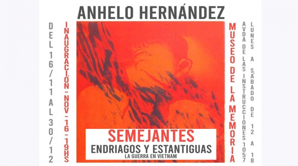 Grabados de Anhelo Hern&aacute;ndez sobre la Guerra en Vietnam se exhiben en el MUME
