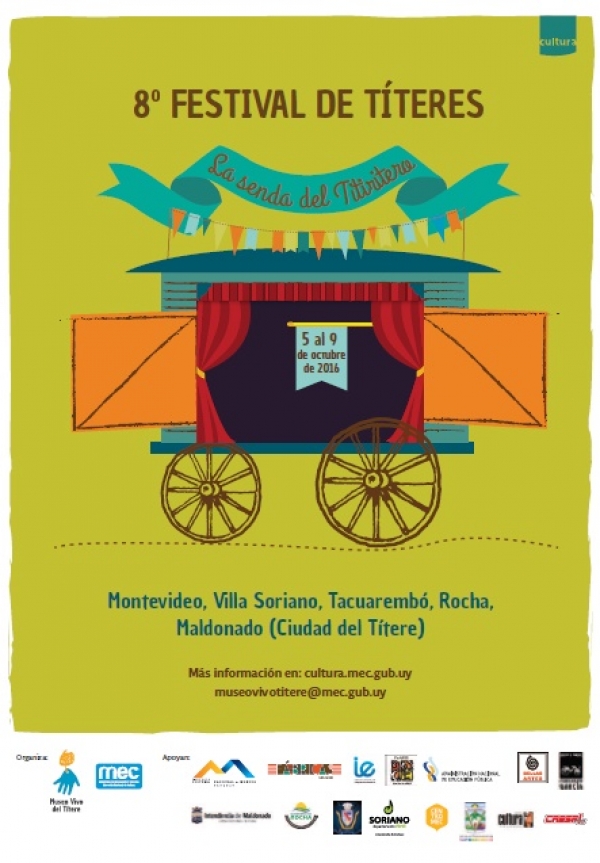 Se viene el 8&ordm; Festival de T&iuml;teres con actividades en Montevideo y el interior del pa&iacute;s