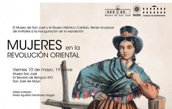 Exposici&oacute;n "Mujeres en la Revoluci&oacute;n Oriental" inaugura en Museo de San Jos&eacute;