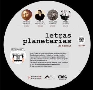Exposici&oacute;n Letras Planetarias se presenta en la Feria Internacional del Libro de La Habana.