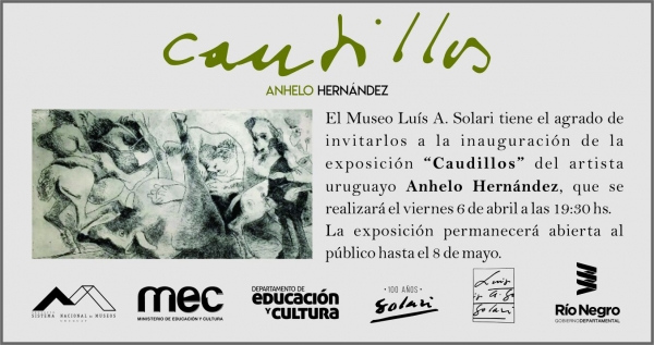 "Caudillos" de Anhelo Hern&aacute;ndez en el Museo Solari de Fray Bentos