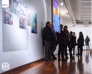 Encuentro con los artistas en el museo Zorrilla de la muestra "Experimentaci&oacute;n Sistem&aacute;tica"