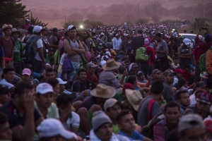 Caravana de los migrantes, muestra fotogr&aacute;fica