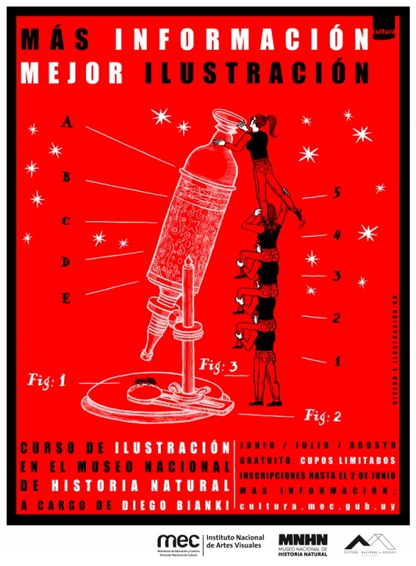 "M&aacute;s informaci&oacute;n, mejor ilustraci&oacute;n" curso de ilustraci&oacute;n cient&iacute;fica